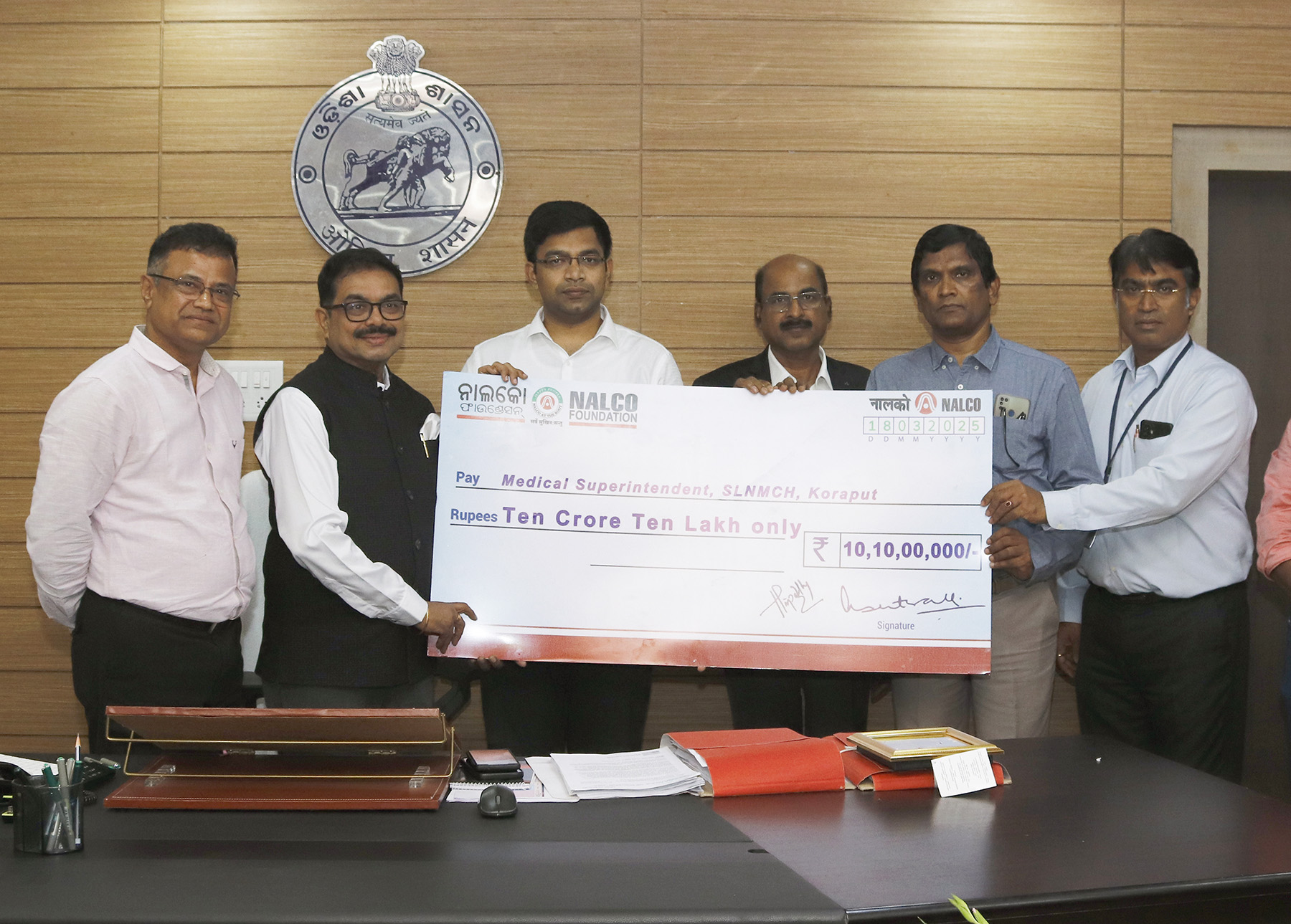 Contribution of NALCO Foundation to Koraput Hospital